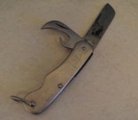 British military 'RBS 1955' pocket knife with broad arrow mark, blade,