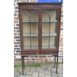 Edwardian display cabinet