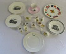 David N Robinson collection - Assorted Louth crested china and ceramics inc Wesleyan Methodist