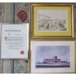 2 limited edition prints by Wendy Osbourne 60/200 and John Rudkin 44/100 & a Spirited Guild of
