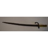 19th century French Chassepot bayonet