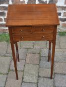 Small Edwardian mahogany side cabinet