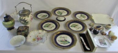 Various ceramics inc Royal Crown Derby & Wedgwood
