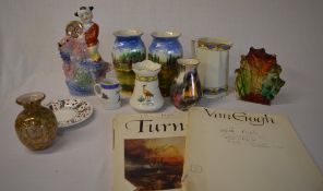 NHP vases, Van Gogh & Turner prints,