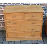 Pine chest of drawers