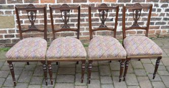 4 Victorian dining chairs