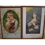 2 framed prints with Louth & Tattershall links