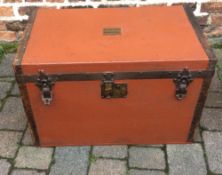 Travelling trunk with plate stamped A Fiala & Co.