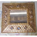 Peruvian gilt mirror 54 cm x 54 cm