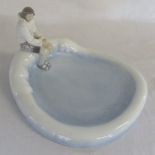 Bing & Grondahl Denmark 'Greenlander girl' no 2253 dish by Axel Locher L 32 cm