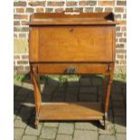 Small oak bureau (missing back)