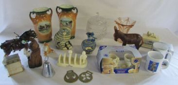 Various ceramics and glassware inc Lurpak & Border Fine Arts