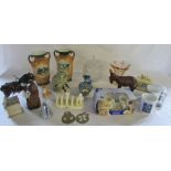 Various ceramics and glassware inc Lurpak & Border Fine Arts