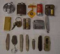 Various pocket knives,