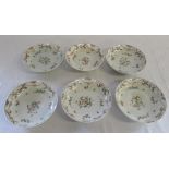 6 Newhall style saucers