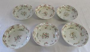 6 Newhall style saucers