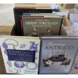 Various books on antiques