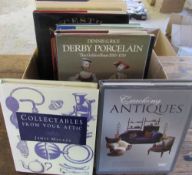 Various books on antiques