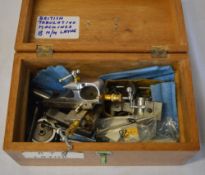 BTM / British Tabulating Machines 8mm watchmakers lathe in wooden case (requires assembly,