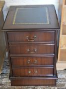 Regency style filing cabinet