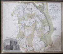 David N Robinson collection - Map of the county of Lincoln from the actual survey made in the years