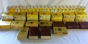 46 volumes of Wisden's Almanac 1953,1957-61(x2), 1963,72,76,79(x2), 80-82, 84-89,91-2015.