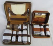 2 vintage gent's grooming kits