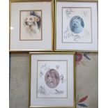 3 prints of dogs