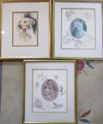 3 prints of dogs