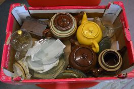 Various teapots,