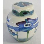 Moorcroft ginger jar 'Blue Heaven' pattern 2009 H 16 cm