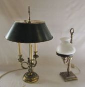 2 table lamps