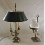 2 table lamps