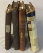 David N Robinson collection - 4 volumes of Post Office Directories 1849, 1861,