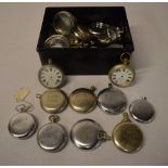 Quantity of Railway pocket watches and parts, including BR(M), BR(S),
