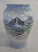 Royal Copenhagen bulbous vase no 3644 H 15 cm