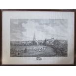 David N Robinson collection - Engraving of north west view of Louth by B Howlett 71.5 cm x 53.