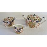 19th century Royal Crown Derby Imari pattern no 198 tea set