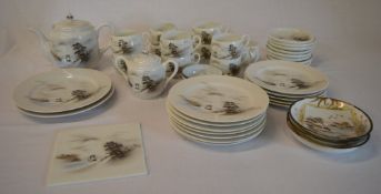 Japanese porcelain part tea services