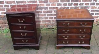 Regency style chest of drawers and a hifi cabinet