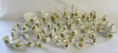 David N Robinson collection - Assorted Louth crested china