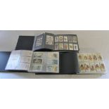 3 modern cigarette card albums containing full and part sets and type cards (over 1300 cards)