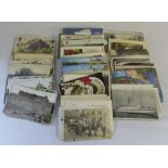 Assorted postcards inc topographical