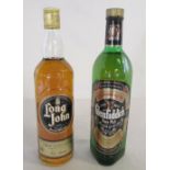 Bottle of Glenfiddich single malt Scotch whisky Special Old Reserve 70 cl 405 proof & a bottle of