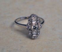 18ct gold diamond ring size O
