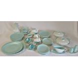 Poole pottery part tea/dinner service (one plate chipped)