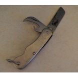 British military 'RBS 1955' pocket knife with broad arrow mark, blade,