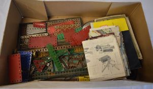 Box of vintage Meccano