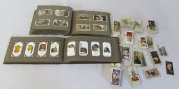 Various cigarette cards and albums