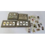 Various cigarette cards and albums